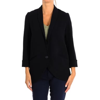 Slim-fit blazer met lange mouwen 8905 vrouw