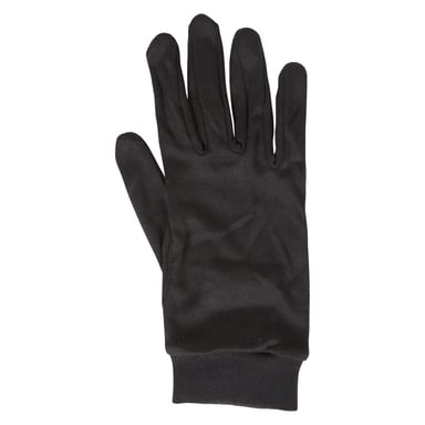 Mountain Warehouse Uniseks zijden handschoenen voor volwassenen (Zwart)