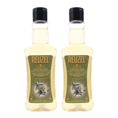 Reuzel 3-In-1 Tea Tree Shampoo 350ml x 2
