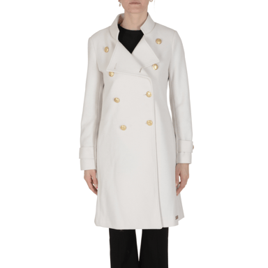 19V69 Italia Womens Coat White ARMIE WHITE