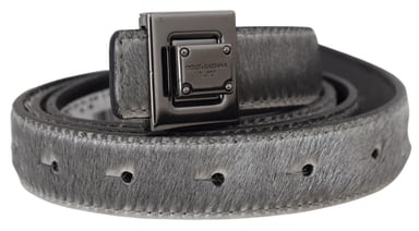 Vierkante Metalen Gesp Lederen Riem