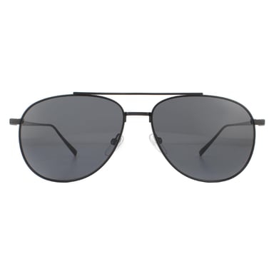 Salvatore Ferragamo Zonnebril SF201S 002 Mat Zwart Grijs