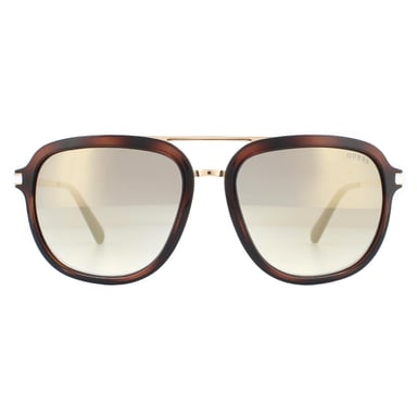 Raad zonnebril gu6965 52c donkere havana roze spiegel