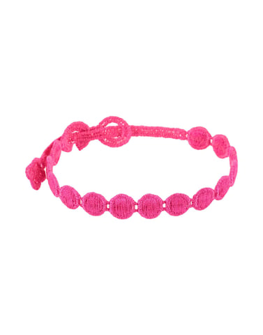 Cruciani Fuchsia Circle Bracelet