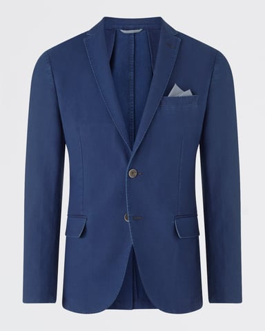 Indigo Pique Slim Jacket