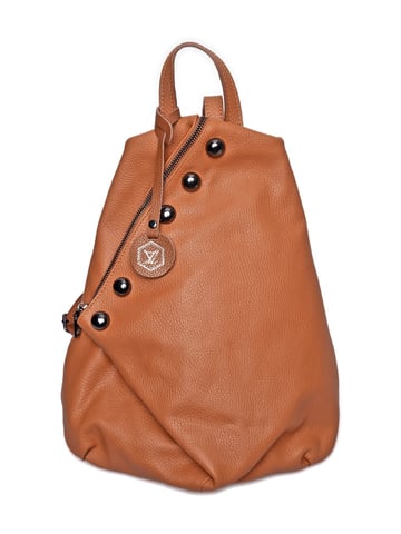 Luisa Vannini Bruin Rundleer Tas