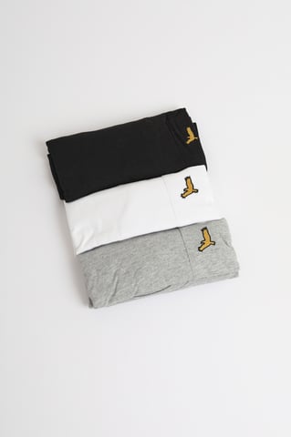 White 3-Pack 'Tron' Crew Neck T-Shirts