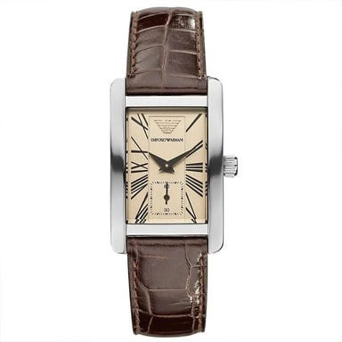 Emporio Armani AR0155 Klassiek Bruin Dameshorloge