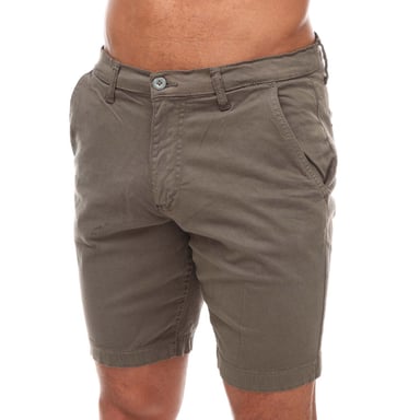 Men's Duck and Cover Moreshore Chino Shorts in olive