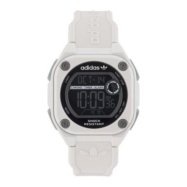Adidas Originals City Tech Twee Unisex Witte Horloge AOST23062
