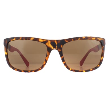 Raad zonnebril gu6843 52H donker havana bruin gepolariseerd