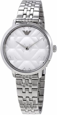 Emporio Armani Dameshorloge Kwarts Zilver