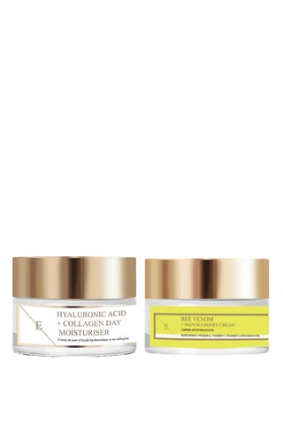 Bijengif + Manuka Honingcrème 50ml + Hyaluronzuur & Collageen Dagcrème 50ml