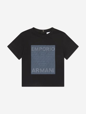 Emporio Armani Baby Boys Printed T-Shirt In Navy