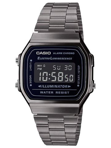 Casio Casio Collectie Retro Heren Grijze Horloge A168WEGG-1BEF