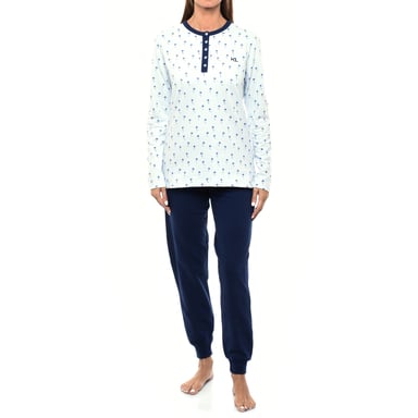 KLP2 Vrouwen Lange Mouwen Pluche Winterpyjama