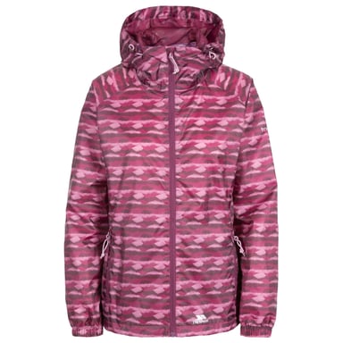 Trespass - Dames Indulge Waterdichte en Opbergbare Jas (Roze)