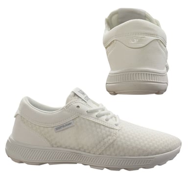 Supra Hammer Run Lace Up Heren Casual Hardlooptrainers Wit 08128 154 B32E