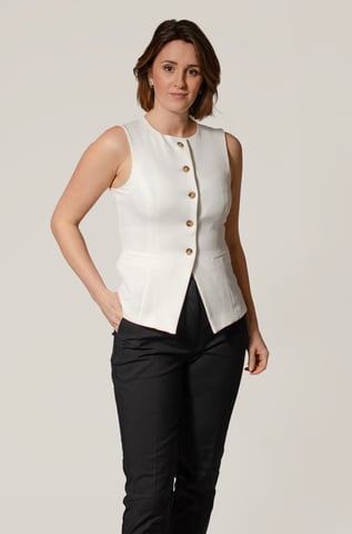 Tailored Waistcoat Round Neck