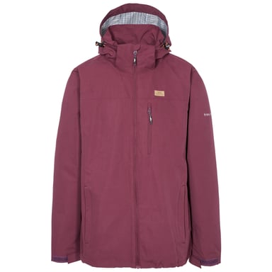 Trespass - Heren Weir Waterdichte Jas (Bordeaux Rood)