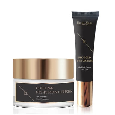 Antirimpel Nachtcrème 24K Goud + Onderoogcrème 24K Goud