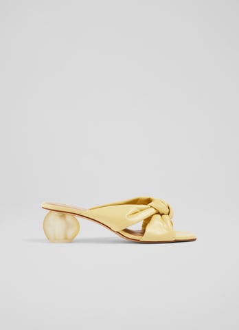 LK Bennett Jolene Formal Sandals, Lemon