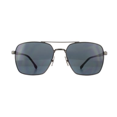 HUGO BOSS Zonnebril 1045/S V81 IR Donker Ruthenium Grijs Blauw