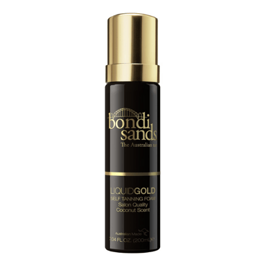 Bondi Sands Liquid Gold Self Tanning Foam Salon Quality Coconut Scent 200ml