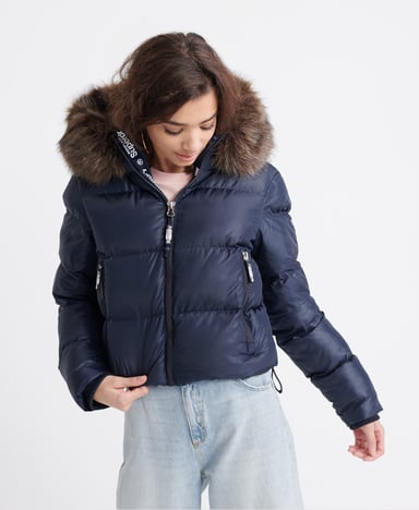 SUPERDRY Sport Puffer Borg kort jack