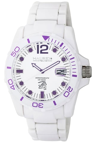 Haurex italy mens caimano white watch