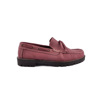 Man's Mokassin Schuh Sotoalto Farbe BURGUNDY