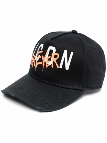 Dsquared2 Icon Forever baseballpet in zwart