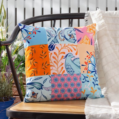 furn. Azzar Floral Outdoor Polyester Filled Cushion