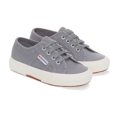 Superga Kinderen/Kinderen 2750 Jcot Leather Trainers (Grijs Blauwachtig/Avorio)