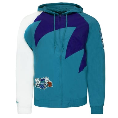 Mitchell & Ness Charlotte Hornets Heren Blauw Jasje