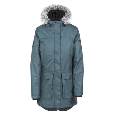 Trespass - Dames Thundery Waterdichte Jas (Blauw/Grijs)