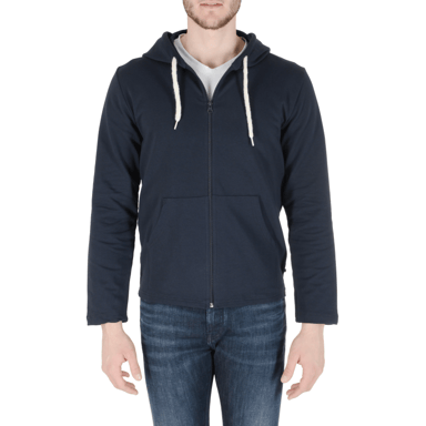 19V69 Italia Mens Hoodie Navy Blue THOMAS NAVY BLUE