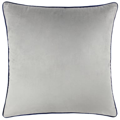Paoletti Meridian Piped Velvet Cushion Cover