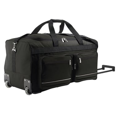 SOLS Voyager Rolling Travel Holdall-tas (Zwart)