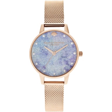 Olivia Burton Dameshorloge Kwarts Zilver