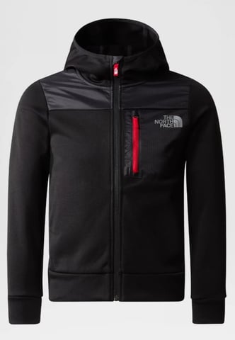 The North Face Mittellegi jack met capuchon voor jongens in zwart