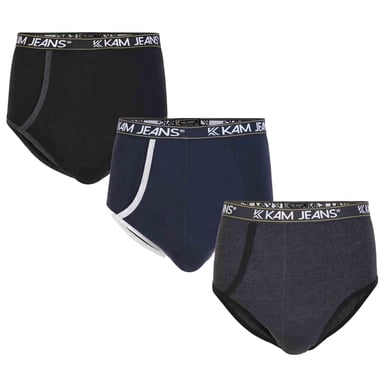 Kam Mens Big & Tall Multipack Of 3 Briefs