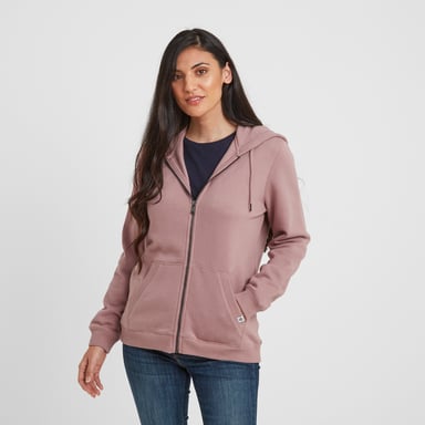 Mia Womens Hoodie Faded Pink