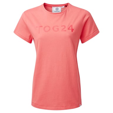 Milnrow Womens Tog Print T-Shirt Light Coral