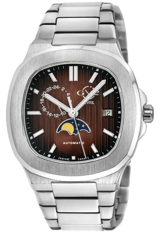 GV2  Potente Moon Phase 18407B Swiss Automatic Sellita SW285-1A Watch