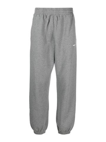 Off-White Wave Diagonaal Gedrukte Joggers in Grijs