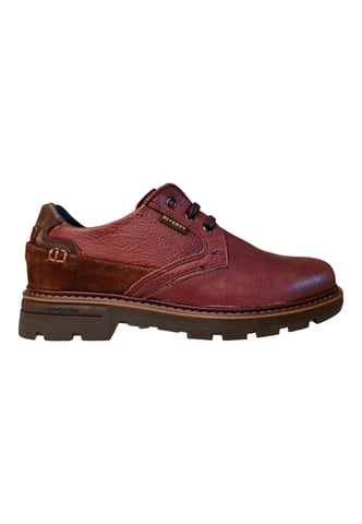 Man's Mokassin Schuh Riverty Farbe rot