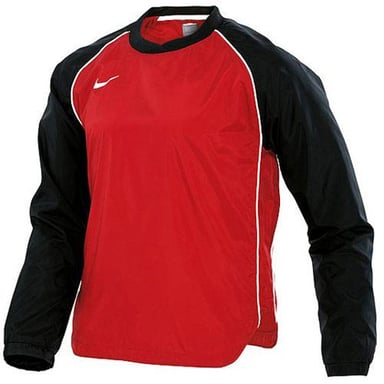 Nike Lange Mouw Zwart/Rood Kleine Grafische Print Heren Voetbal Top 264653 648