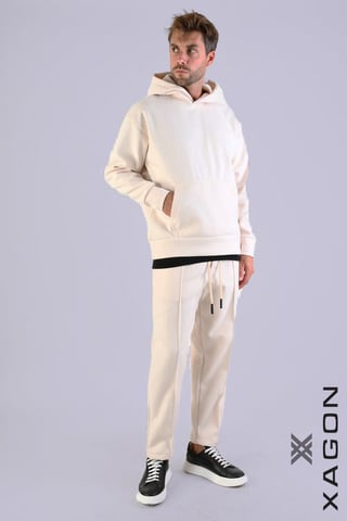 Xagon blouse Mannen beige