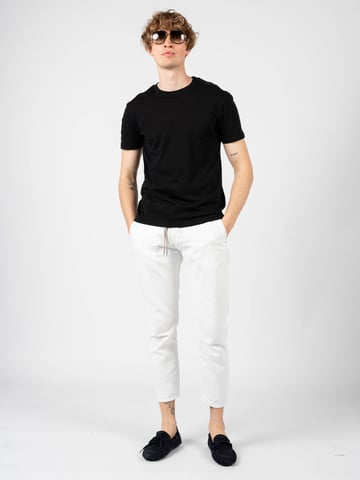 Les Hommes T-shirt Mannen zwart